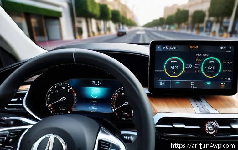 하이브리드 차량을 위한 필수 액세서리 - A sleek hybrid car dashboard featuring a modern digital fuel consumption monitor displaying real-tim...